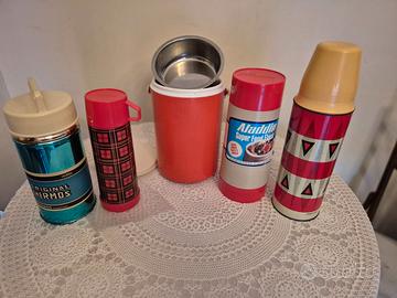 Thermos e portavivande anni '70-inizi '80