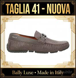 Bally Mocassini Car Shoes in Pelle Marrone - Tg 41