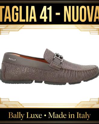 Bally Mocassini Car Shoes in Pelle Marrone - Tg 41