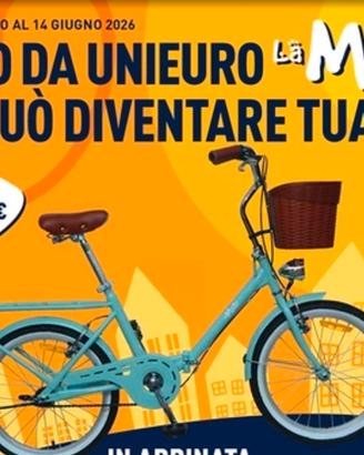 bici pieghevole nuova 