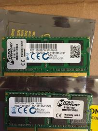 Memorie ram 8gb ddr3l 1600mhz per portatile