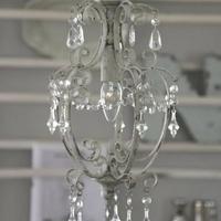Lampadario Chic Antique e lampade shabby