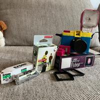 Lomocamera Diana F+ , accessori, rullini