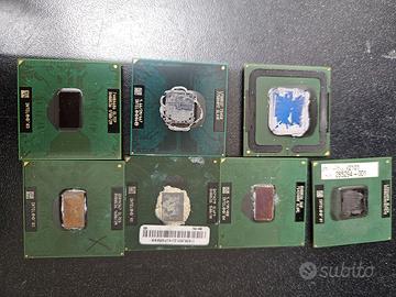 vecchie cpu intel per notebook