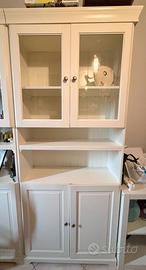 Vetrina Liatorp Ikea bianca