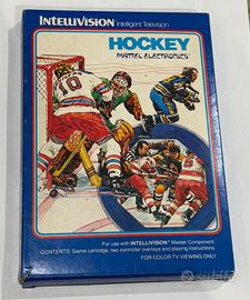 Gioco NHL Hockey Intellivision Manuale & Box 1979