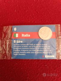 Moneta da 5 lire del 1997 Nesquik 
