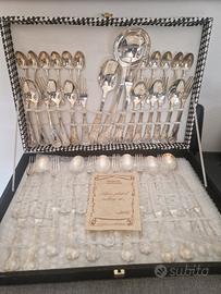 set  12 posate nuove argento placcato