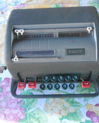 calcolatrice meccanica facit