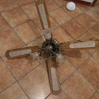 Pala a soffitto con 3 luci