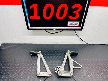 PEDANE POGGIAPIEDI PASSEGGERO DOMINATOR HONDA NX 6