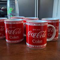 Set 6 tazze Coca Cola