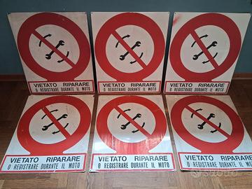 Cartello vietato riparare 