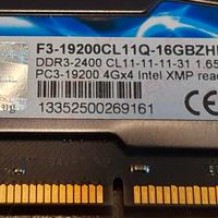 RAM ddr3 16gb gskill 2400mhz