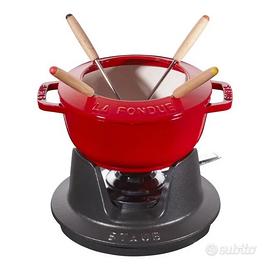 Set per fonduta Staub ciliegia 8-pz.