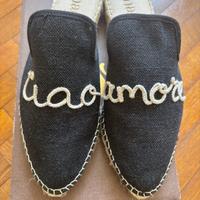 Sandali Epadrillas Donna Macarena Neri 39 NUOVI