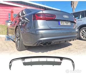 DIFFUSORE PER AUDI A6 C7 16- LOOK S6