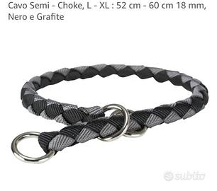 Collare a Semi Scorrimento Tubolare Cavo per Cani