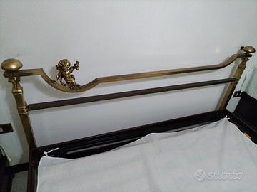 Lipparini letto matrimoniale in ottone anni '80
