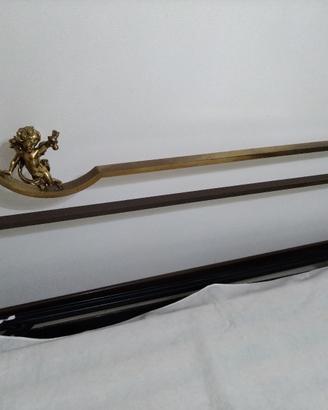Lipparini letto matrimoniale in ottone anni '80
