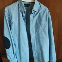 Camicia  azzurra slim fit in buone condizioni