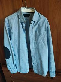 Camicia  azzurra slim fit in buone condizioni