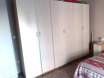 armadio camera da letto bianco 
