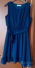 Vestito corto da cerimonia blu navy Conbipel 