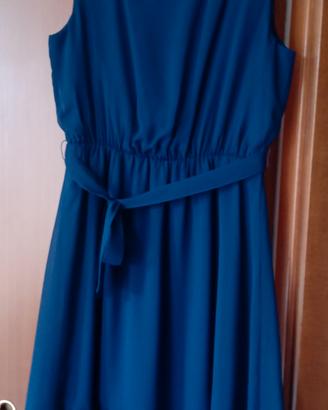 Vestito corto da cerimonia blu navy Conbipel 