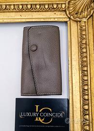 VALEXTRA PORTACHIAVI A 6 GANCI PELLE MILLEPUNTE