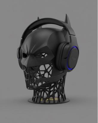 Porta cuffie Batman Stampato in 3d stand cuffie