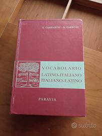VOCABOLARIO LATINO  ITALIANO CAMPANINI CARBONI