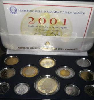 Monete 2001