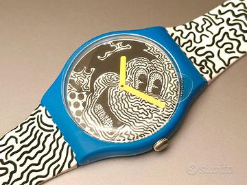 SWATCH - SUOZ336 - ECLECTIC MICKEY by Keith Haring