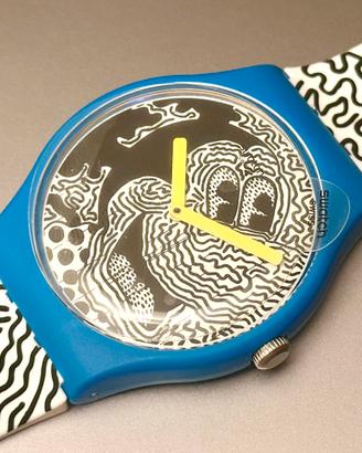 SWATCH - SUOZ336 - ECLECTIC MICKEY by Keith Haring