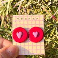 Orecchini button