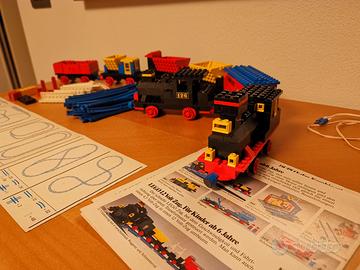 due set Lego train vintage anni 70 - 126 e 180