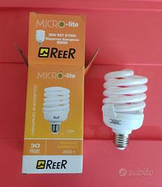 Lampada Risparmio Energ Micro E-Lite Spirale REER