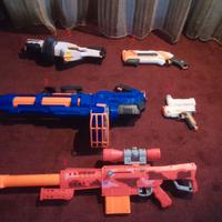 NERF - FUCILI PISTOLE ACCESSORI