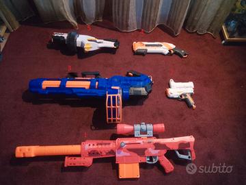 NERF - FUCILI PISTOLE ACCESSORI