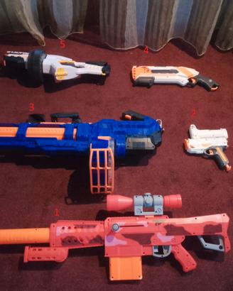 NERF - FUCILI PISTOLE ACCESSORI