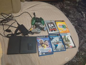 play station 2 slim nera