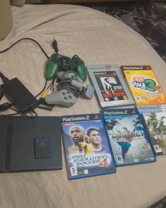 play station 2 slim nera