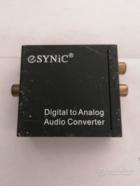 Trasmettitore ottico audio digitale rca ottico