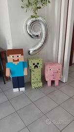 addobbi compleanno minecraft
