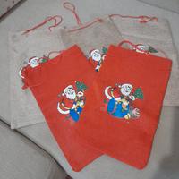 sacchetti set da 5 natale per regali
