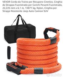 Corda strop cinetica per recupero traino