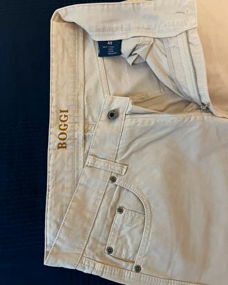 Pantaloni Boggi Tg. 48 Beige/Panna come nuovi