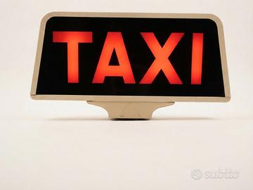 INSEGNA TAXI AGUDIO MILANO 1959