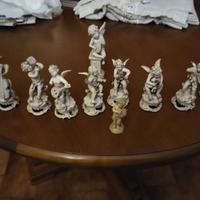 Angioletti musicisti ceramica